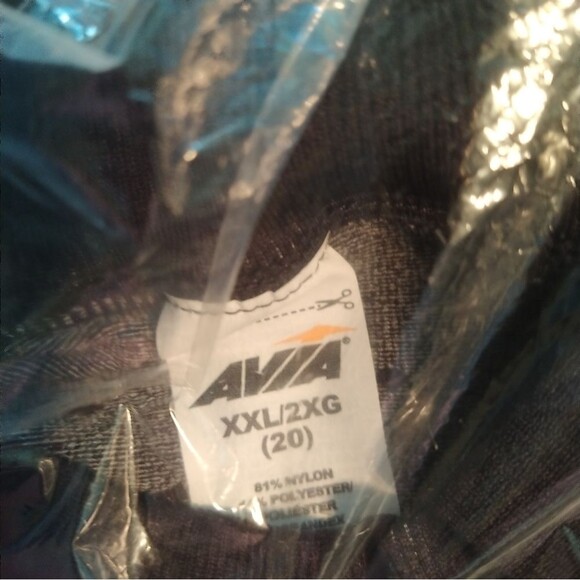 Avia Fairisle Mock Neck Sweater Workout Top Sz 2XL NEW - Picture 9 of 10